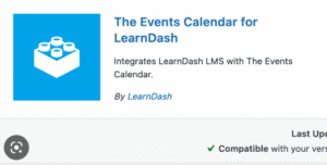 LearnDash LMS The Events Calendar Integration 1.0.1