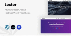 Lester – Creative Portfolio WordPress Theme 3.0