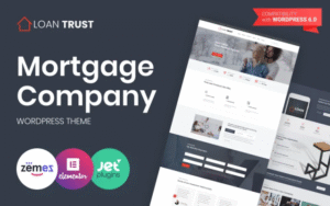 Loan Trust – Mortgage Company WordPress Elementor Theme WordPress Theme 1.0.1