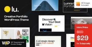 Lunna – Creative Portfolio WordPress Theme 1.4