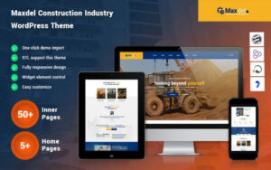 Maxdel – Construction Industry WordPress Theme 1.0.0