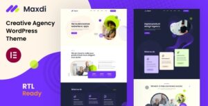 Maxdi – Creative Agency WordPress Theme 1.0.0