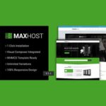 MaxHost Web Hosting WHMCS and Corporate Business WordPress Theme 8.5.0