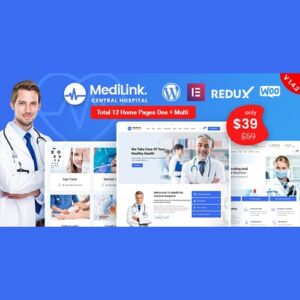 Medilink Health and Medical WordPress Theme 1.6.6