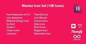 Mentor Icon Pack for Elementor Page Builder 1.0