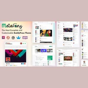 MetaFans Community and Social Network BuddyPress Theme 2.6.3