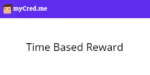 myCred Time Based Reward 1.0