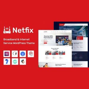 Netfix Broadband and Internet Services WordPress Theme 1.2.1