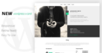 NEW Retina Ready WordPress Vcard Theme 1.0