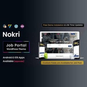 Nokri Job Board WordPress Theme 2.2.4