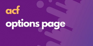 Options Page Add-on for ACF 1.2