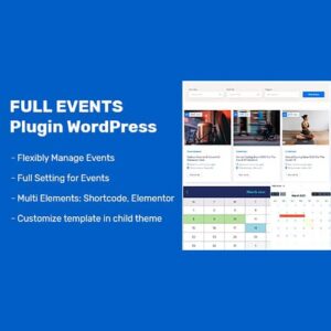 FullEvents Event Plugin WordPress 1.2.0