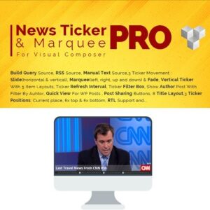 Pro News Ticker & Marquee for WPBakery Page Bilder : Display Post, Custom Post, RSS & WooCommerce 1.3.3