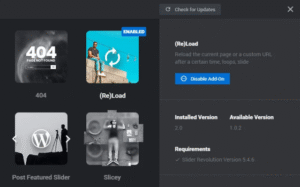 Revslider (Re)load AddOn 3.0.3