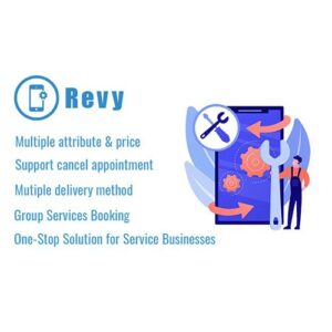 Revy WordPress booking system for repair service industries 1.7