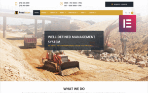 Roadastan – Road Construction WordPress Elementor Theme WordPress Theme 1.1.1