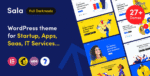 Sala – Startup & SaaS WordPress Theme 1.0.8