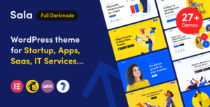 Sala – Startup & SaaS WordPress Theme 1.0.8