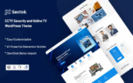 Sectok – CCTV Security and Online TV WordPress Theme 1.0.0