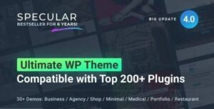 Specular – Business WordPress Multi-Purpose 4.2.8