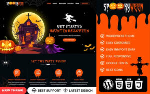 SpookyWeen – A Halloween WordPress Premium Theme WordPress Theme 1.1.0