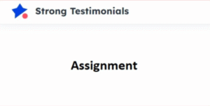 Strong Testimonials Assignment 2.2.5