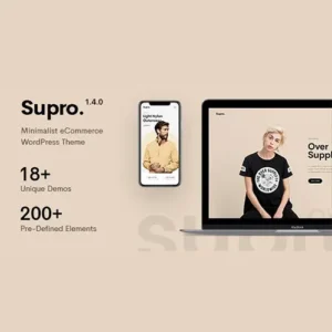 Supro Minimalist AJAX WooCommerce WordPress Theme 1.6.8