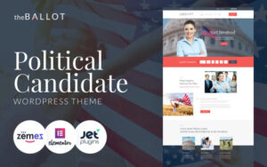 The Ballot – Political Candidate WordPress Theme 1.0.1