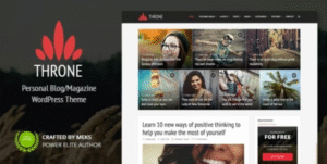 Throne – Personal Blog WordPress Theme 2.1