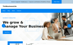 TishBusinessLite – Free Corporate and Business WordPress Theme 1.0.0