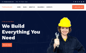 TishConstruct2 – Construction and Architecture WordPress Theme 1.0.0