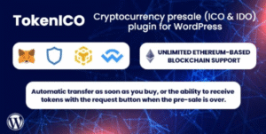 TokenICO – Cryptocurrency presale (ICO & IDO) plugin for WordPress 1.1.2