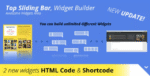 Top Sliding Bar – WordPress Widgets 1.2.7