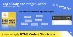 Top Sliding Bar – WordPress Widgets 1.2.7