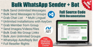 WaBulker Bulk WhatsApp sender + Group Sender + WhatsApp Autobot 2.7.2