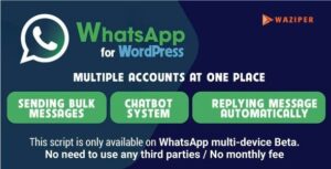 Waziper – Whatsapp Marketing Tool for WordPress 1.0.6