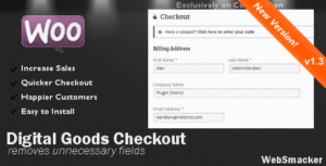 WooCommerce Checkout for Digital Goods 1.5