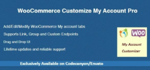 WooCommerce Customize My Account Pro 1.6.0