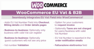WooCommerce Eu Vat & B2B 12.6