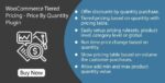 WooCommerce Tiered Pricing – Price By Quantity Plugin 1.0.7