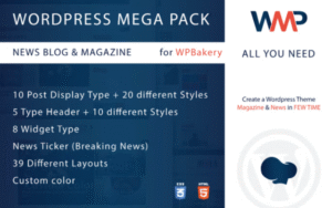 Wordpress Mega Pack for WPBakery, News-Blog 1.0