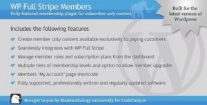 WP Full Stripe Members – Add-on for WP Full Stripe 1.9.2
