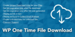 WP One Time File Download – Unique Link Generator WordPress Plugin 2.6.4