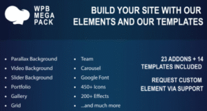 WPBakery Mega Pack – Addons and Templates 1.2