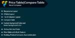 WPBakery Page Builder – Pricing Table | Compare Table 1.0