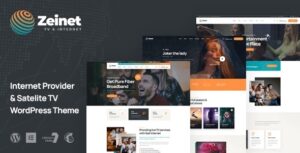 Zeinet – Internet Provider & Satellite TV WordPress Theme 1.0.1
