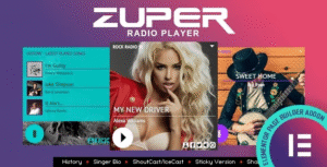 Zuper Shoutcast and Icecast Radio Player With History 3.6